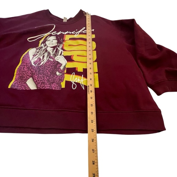 Old Navy Jennifer Lopez Cropped Sweat Shirt-Crew Neck-Dropped Sleeves-Size 4X - Picture 7 of 12